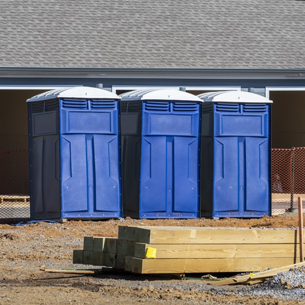 do you offer hand sanitizer dispensers inside the porta potties in Lone Jack Missouri